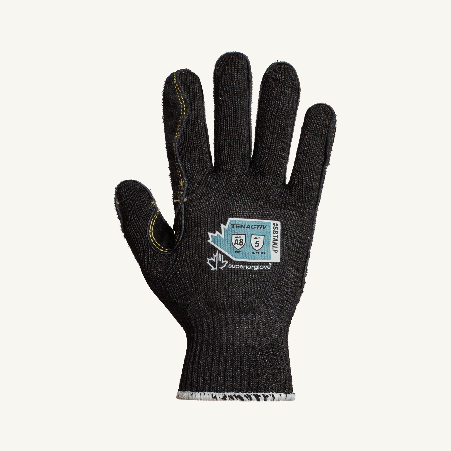 #SBTAKLP Superior Glove® TenActiv™ 10-Gauge Cut-Resistant Glove With Split Leather Palms